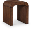 Toulon Oak Veneer End / Side Table - Brown