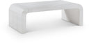 Toulon Oak Veneer Coffee Table - White