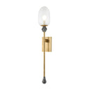 Vintage Brass Daith Wall Sconce 6" by Corbett Lighting, view 6