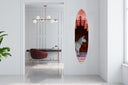 Zebras Apartment is Coral Pink - Decorative Acrylic Surfboard