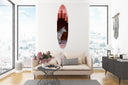 Zebras Apartment is Coral Pink - Decorative Acrylic Surfboard