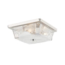 Polished Nickel Hines Flush Mount 13" by Hudson Valley