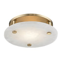 Aged Brass Croton Flush Mount 12.25" by Hudson Valley