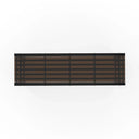 Pinstripe Dark Console Table
