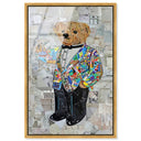 Katy Hirschfeld - High Class Elegance Tall - Framed Acrylic Art