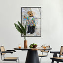 Katy Hirschfeld - High Class Elegance Tall - Framed Acrylic Art