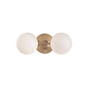 Aged Brass Fleming Bath And Vanity 13" by Hudson Valley