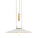 Aged Brass Emmons Pendant 30" by Hudson Valley