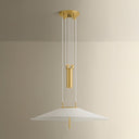 Aged Brass Emmons Pendant 30" by Hudson Valley, view 8