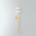 Vintage Gold Leaf Evander Wall Sconce 11.5" by Corbett Lighting, view 4