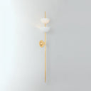 Vintage Gold Leaf Evander Wall Sconce 11.5" by Corbett Lighting, view 3