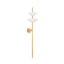 Vintage Gold Leaf Evander Wall Sconce 11.5" by Corbett Lighting, view 2