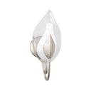 Silver Leaf Blossom Wall Sconce 6.25" by Hudson Valley