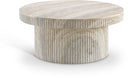 Legatto Travertine Finish Indoor/Outdoor Concrete Coffee Table - Natural