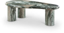 Sassari Marble Finish Indoor / Outdoor Concrete Coffee Table - Green