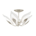 Silver Leaf Blossom Semi Flush 24" by Hudson Valley