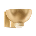 Vintage Gold Leaf Fairview Wall Sconce 8.75" by Hudson Valley
