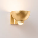 Vintage Gold Leaf Fairview Wall Sconce 8.75" by Hudson Valley, view 6