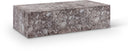Piazza Marble Finish Indoor/Outdoor Concrete Coffee Table - Brown