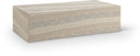 Piazza Travertine Finish Indoor/Outdoor Concrete Coffee Table - Natural