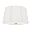 Aged Brass Humphrey Flush Mount 17" by Hudson Valley