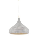 Aged Brass Hampstead Pendant 28" by Hudson Valley