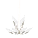 Silver Leaf Blossom Chandelier 29" by Hudson Valley