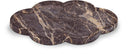 Rimini Genuine Marble Clover Shaped Tray - Red