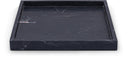 Barletta Genuine Marble Square Tray - Black