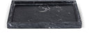 Barletta Genuine Marble Rectangle Tray - Black