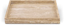 Barletta Travertine Square Tray - Natural