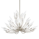 Silver Leaf Blossom Chandelier 55" by Hudson Valley
