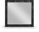 Weave Oak Veneer Mirror - Black