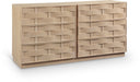 Weave Oak Veneer Dresser - Natural