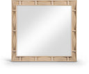 Weave Oak Veneer Mirror - Natural