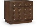 Compass 26" Oak Veneer Nightstand - Brown