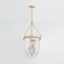 Vintage Brass Angus Lantern 16.25" by Corbett Lighting