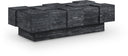Anzio Oak Veneer Coffee Table - Black
