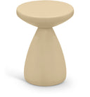 Anika Iron End Table - Beige