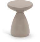 Anika Iron End Table - Taupe