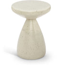 Anika Terrazzo Pattern Iron Terrazo End Table - Cream
