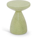 Anika Terrazzo Pattern Iron Terrazo End Table - Green