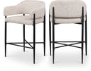 Dame Fabric Upholstered Counter Stool - Beige