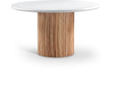 Sanremo 53" Finished Concrete Indoor/Outdoor Dining Table - White
