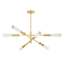 Vintage Polished Brass Dashiell Chandelier 48" by Corbett Lighting