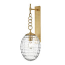 Aged Brass Venice Wall Sconce 8.5" by Hudson Valley
