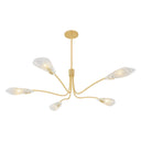 Aged Brass Tenafly Chandelier 56" by Hudson Valley