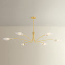 Aged Brass Tenafly Chandelier 72" by Hudson Valley, view 3