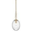 Aged Brass Venice Pendant 8.5" by Hudson Valley