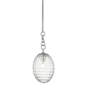 Polished Nickel Venice Pendant 8.5" by Hudson Valley